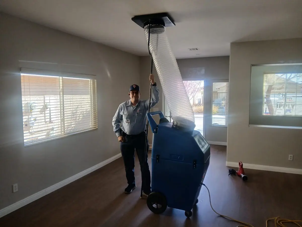 Professional Dryer Vent Cleaning work inside a Lake Mills home